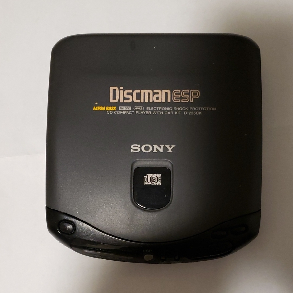 Sony Gray Discman ESP Portable CD Player